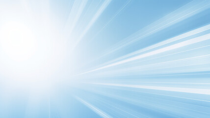 blue abstract background divergent rays of light zoom blurred in motion flat graphics copy space - 762235578