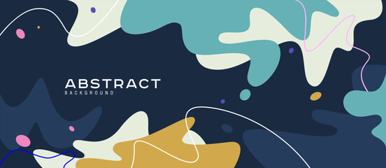 Dynamic color composition of abstract shapes.