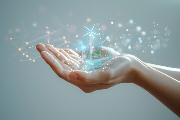 Embracing the Green Energy Revolution in Modern Home Design: Strategies for Sustainable Materials, Eco Friendly Construction, and Smart Connectivity - obrazy, fototapety, plakaty
