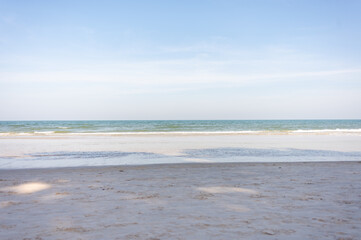 Obraz premium Das Meer und am Strand in Hua Hin Thailand