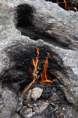 Chimera natural fires in antalya turkey