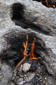 Chimera natural fires in antalya turkey