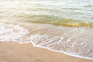 Das Meer und am Strand in Songkla Thailand