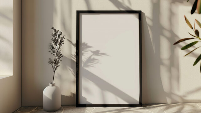 black frame mockup