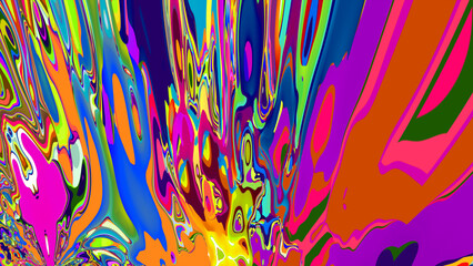 Colorful abstract fluid and liquid background for summer 