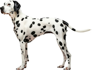 Dalmatian Dog Standing - Cut out, Transparent background