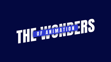 Abstract Animated Title