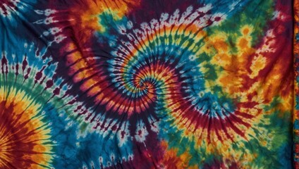 Psychedelic Symphony: A Masterpiece of Tie-Dye Artistry