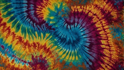 Psychedelic Symphony: A Masterpiece of Tie-Dye Artistry