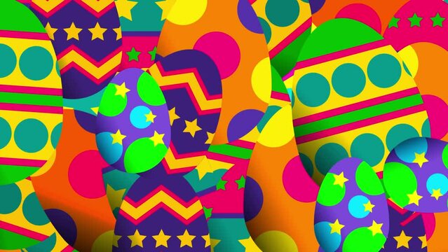 Add festive flair to your videos with a vibrant and cheerful transition featuring colorful Easter eggs, perfect for celebrating the holiday season