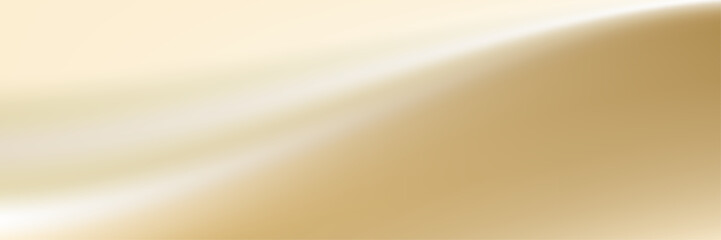 Beautiful Flowing Golden Beige Colors. Abstract beige background. Blurred smooth golden hour beige, warmth. Vector Illustration. 