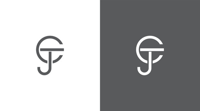 JTC Letter Logo Design, TCJ icon Brand identity Design Monogram Logo Minimalist Logo Design CTJ 3 letter Logo