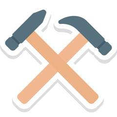 Hammer icon which can easily edit and modify