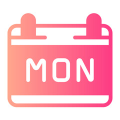 calendar gradient icon