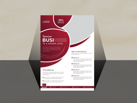 flyer design for business, corporate business flyer design template.