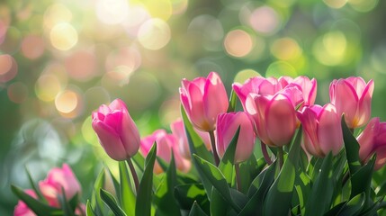 Spring flowers background. Mother's Day