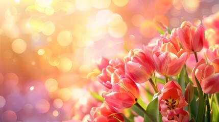  Spring flowers background. Mother's Day