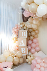 Photo zone on childs birthday