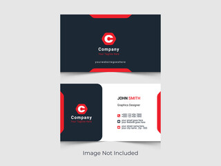 Business card design template, professional corporate business card template, visiting card, business card template.