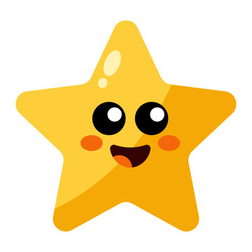 Cute Smiling Star icon