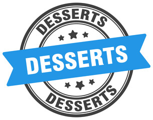 Fototapeta premium DESSERTS 