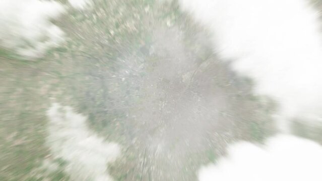 Earth zoom in from space to Molenbeek-Saint-Jean, Belgium. Followed by zoom out through clouds and atmosphere into space. Satellite view. Travel intro. Images from NASA