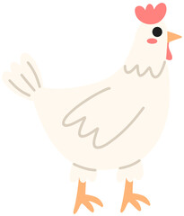 Farm Chicken Cartoon