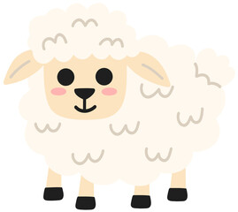Farm Sheep Cartoon