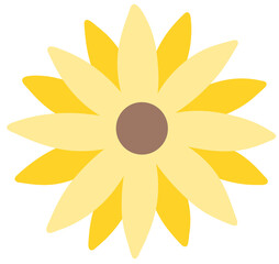 Simple Decorative Sunflower