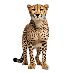 leopard isolated on transparent background 