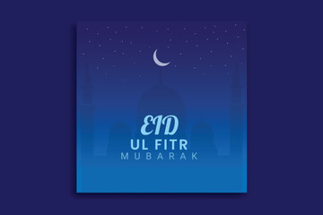eid ul fitr social media post
eid banner design - obrazy, fototapety, plakaty