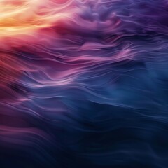 Dark emotional aesthetic background focused on smooth transitions between dark yet colorful tones created with Generative AI Technology	 - obrazy, fototapety, plakaty