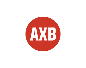 AXB Logo design vector template