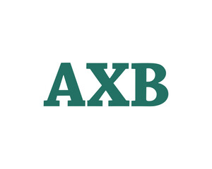 AXB Logo design vector template