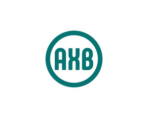 AXB Logo design vector template