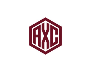 AXC logo design vector template