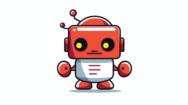 Robot icon. bot sign. vector  flat vector isolated o