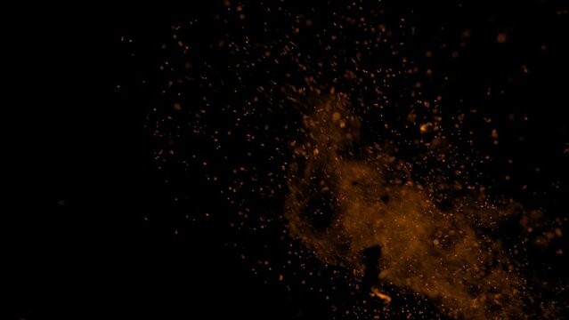Realistic Ground Fire High Quality flame particles footage burning fire, red fire, burning fire on black background in slow motion, footage, 4k footage,