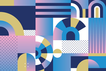 Abstract 2024 Summer games sport travel geometric elements background, futuristic design wallpaper competition event in Paris card banner pattern layout brochure covers, web headline, advertising