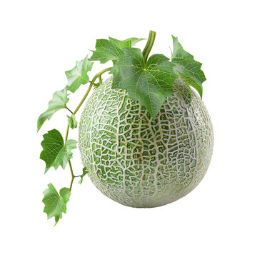 Winter melon isolated on transparent background