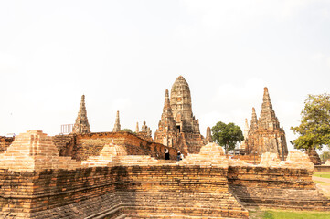 Budda Statue und Tempelanlage in Ayutthaya