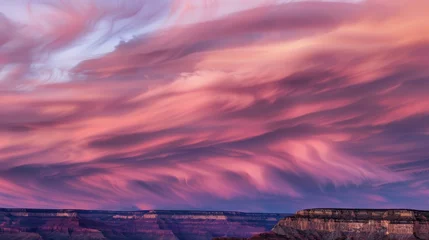 Foto op Plexiglas Dramatic Cloudscape over Grand Canyon at Sunset © PhilipSebastian
