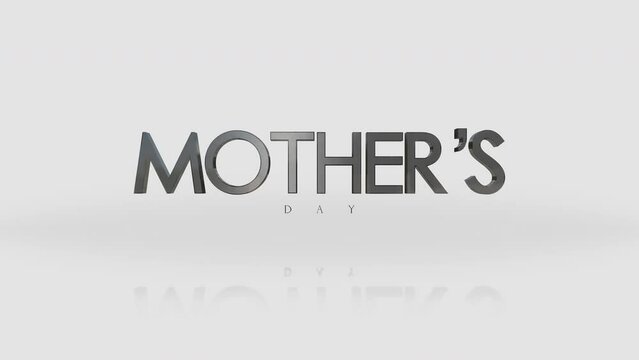 A silver logo with stylized font showcases Mothers Day, representing a company that specializes in selling gifts for this special occasion