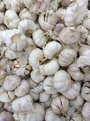garlic on market