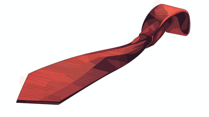 The tie icon vector illustration. Necktie 