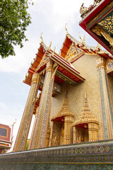 Buddha Statue und Tempelanlage in Bangkok Thailand