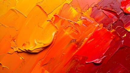 red and yellow glass - obrazy, fototapety, plakaty