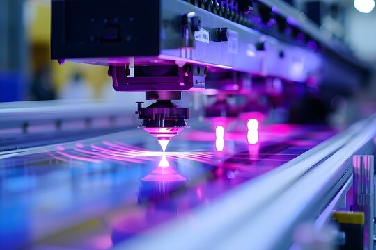 Largescale inkjet printer creating vibrant prints with precise accuracy. Concept Largeformat printing, Highprecision output, Vibrant colors, Inkjet technology, Large-scale prints