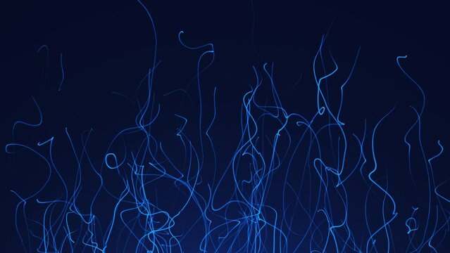 Abstract Blue String Particles