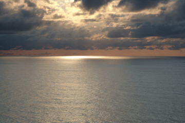 Sunset over the Cantabrian Sea